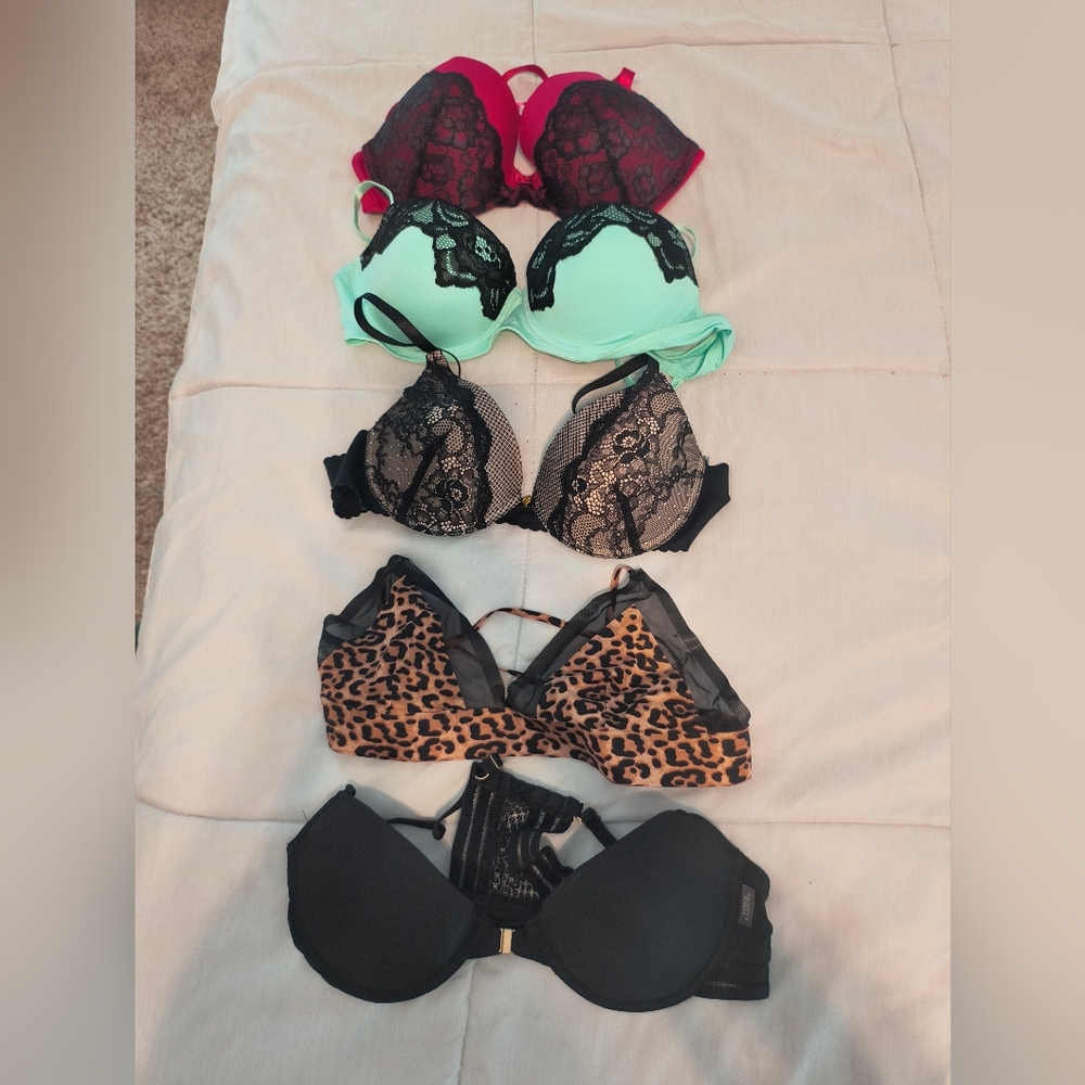 Vince Camuto Black and Brown Bras Intimates & Sleepwear